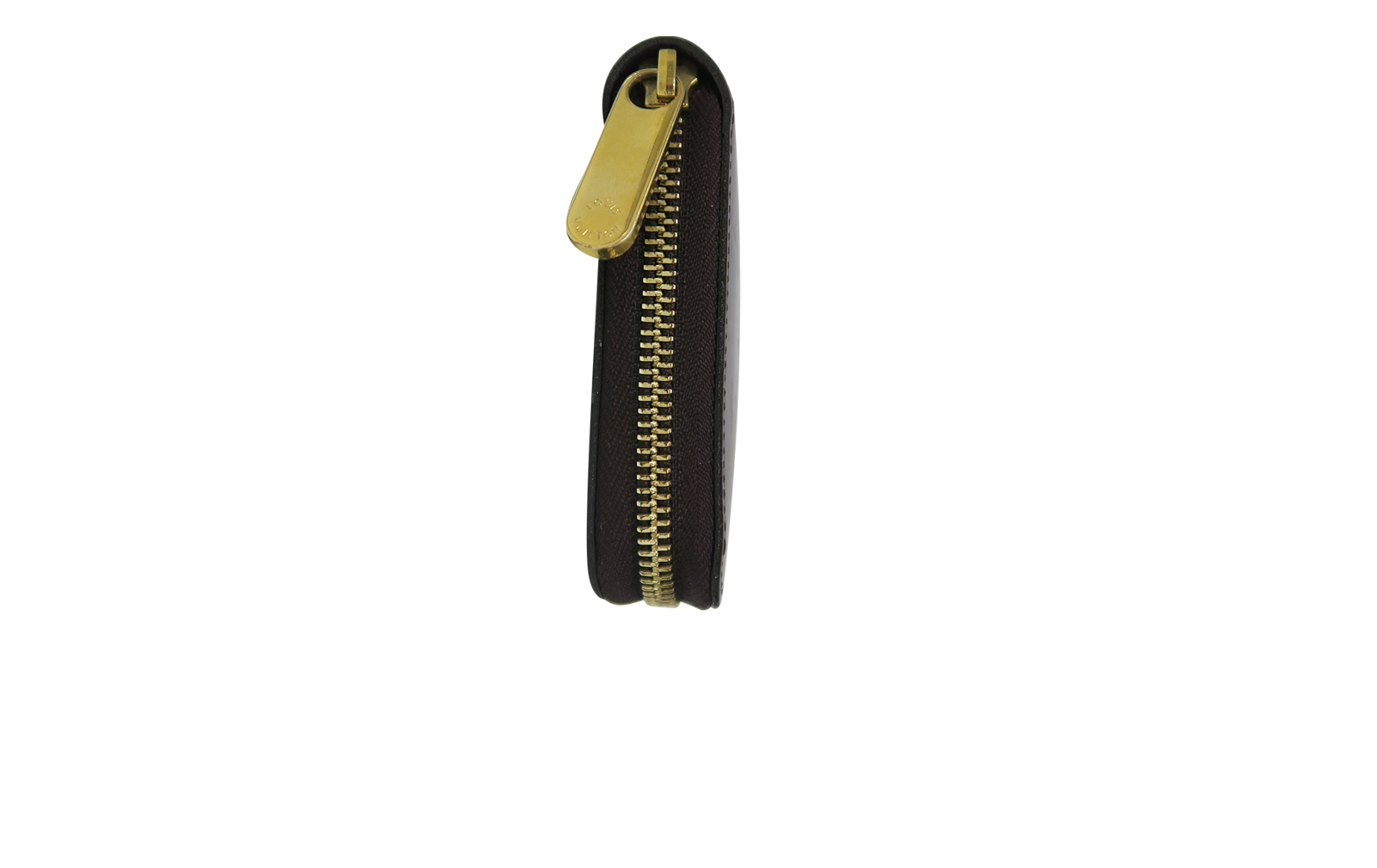 Louis Vuitton Amarante Vernis Zip Wallet, &pound;295, Accessories, Red, Patent Leather, Side view